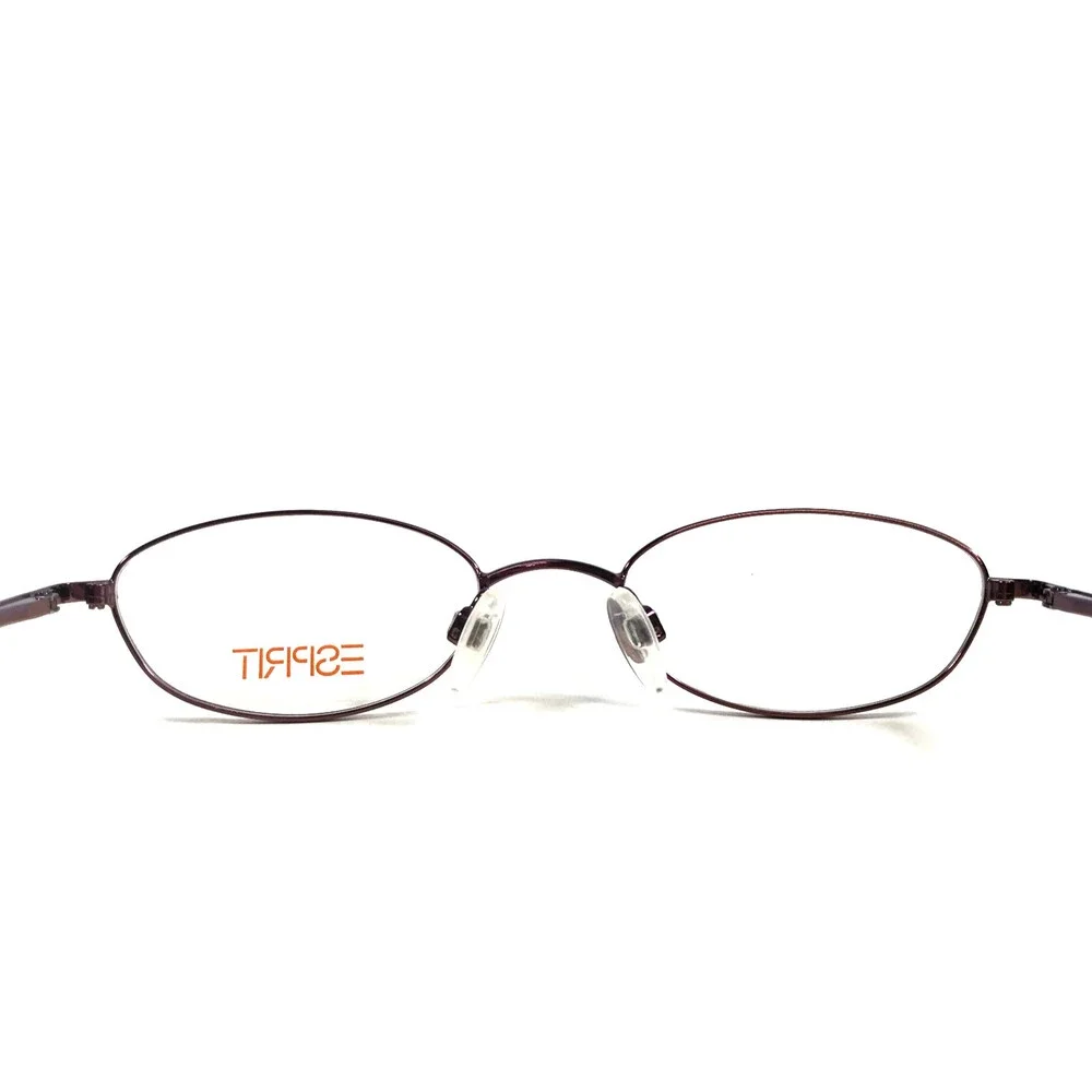 Espirit Petite Eyeglasses Frames 9190 031 Polished Purple Wire Rim 47-18-135